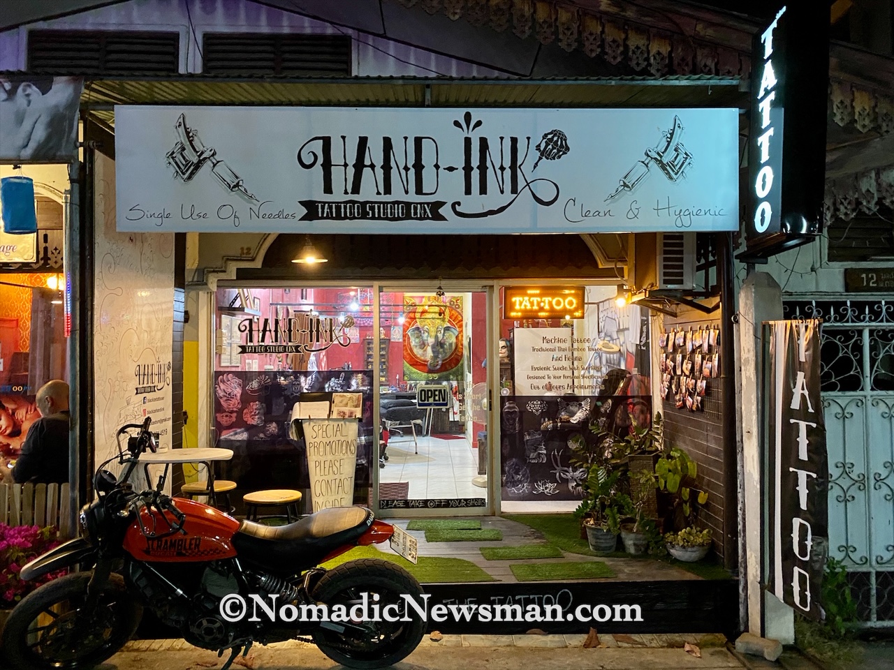 Blackize Hand-ink shop in Chiang Mai, Thailand