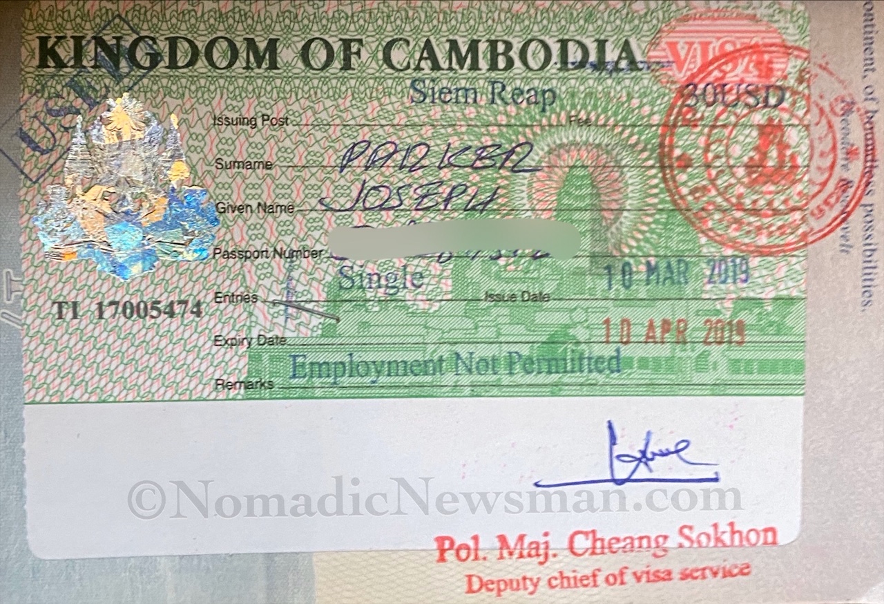 Cambodian Visa 2019
