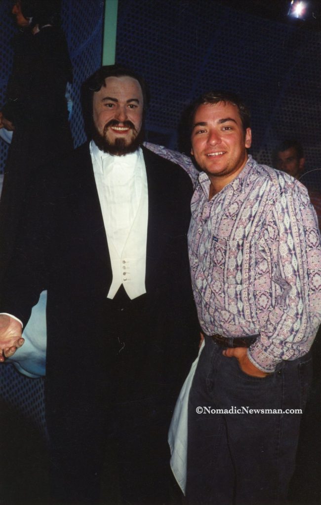Joey and wax Pavarotti