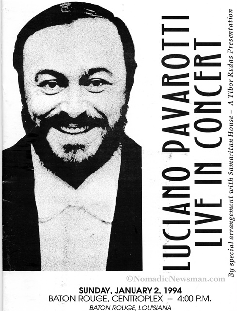 Pavarotti program