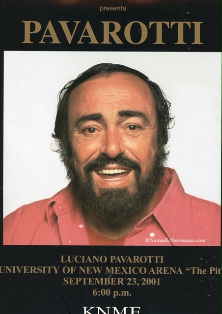 Pavarotti New Mexico program