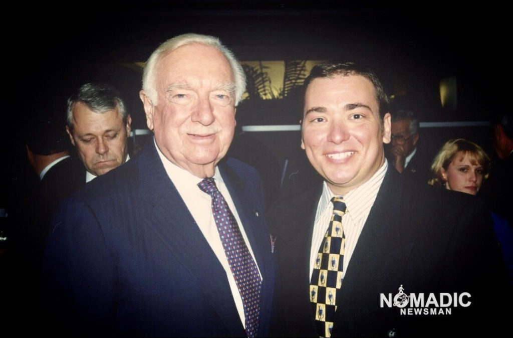 Walter Cronkite and Joey Parker